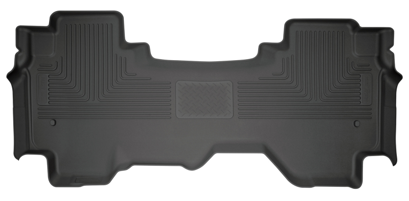 Dodge Ram 1500 Floor Mats - Rear - Husky Liners - WeatherBeater Series - Black - `19-`27